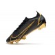 Scarpe Nuovo Nike Mercurial Vapor 14 Elite FG Nero Oro