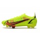 Nike Mercurial Vapor XIV Elite FG Volt Cremisi Vivace Nero