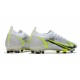 Nike Mercurial Vapor XIV Elite FG Bianco Nero Metallic Argento Volt