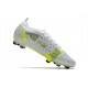 Nike Mercurial Vapor XIV Elite FG Bianco Nero Metallic Argento Volt