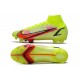 Nike Mercurial Superfly 8 Elite FG Volt Cremisi Vivace Nero