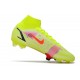 Nike Mercurial Superfly 8 Elite FG Volt Cremisi Vivace Nero