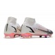 Nike Mercurial Superfly 8 Elite FG Bianco Nero Cremisi Vivace Rosa