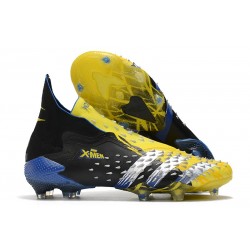 Scarpe adidas Predator Freak+ FG Giallo Acceso Argento Metallico Nero Core