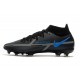 Nike Phantom GT Elite DF2 FG Nero Grigio Ferro