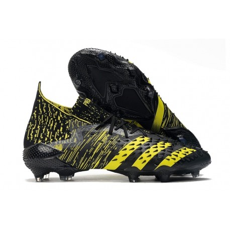 adidas Predator Freak.1 FG Nuovo Nero Giallo