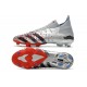 adidas Predator Freak.1 FG Nuovo Argento Metallico Nero Core Scarlatto