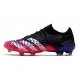 Scarpe adidas Predator Freak.1 Low FG Nero Core Bianco Rosa Shock