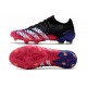 Scarpe adidas Predator Freak.1 Low FG Nero Core Bianco Rosa Shock