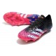 Scarpe adidas Predator Freak.1 Low FG Nero Core Bianco Rosa Shock