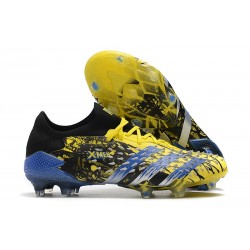 Scarpe adidas Predator Freak.1 Low FG X-Men Wolverine - Giallo Acceso Argento Metallico Nero Core