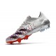 Scarpe adidas Predator Freak.1 Low FG Argento Metallico Nero Core Scarlatto