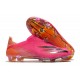 Scarpa da Calcio adidas X Ghosted + FG Rosa Shock Nero Core Arancione Acceso