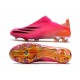 Scarpa da Calcio adidas X Ghosted + FG Rosa Shock Nero Core Arancione Acceso