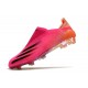 Scarpa da Calcio adidas X Ghosted + FG Rosa Shock Nero Core Arancione Acceso