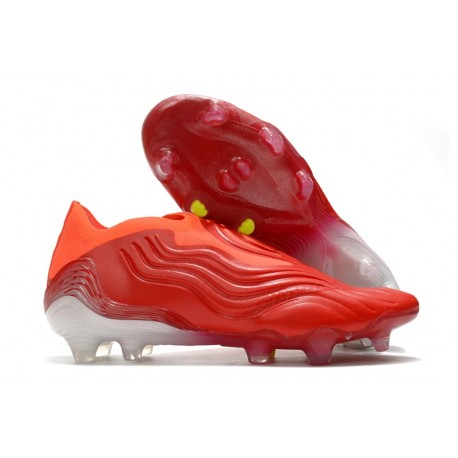 Scarpe da Calcio adidas Copa Sense+ FG Rosso Solare Bianco