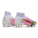 Nike Mercurial Superfly VIII Elite SG-PRO AC Bianco Nero Rosa