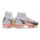 Nike Mercurial Superfly VIII Elite SG-PRO AC Bianco Nero Cremisi Vivace Rosa Blast