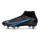 Nike Mercurial Superfly VIII Elite SG-PRO AC Nero Grigio Ferro