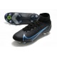 Nike Mercurial Superfly VIII Elite SG-PRO AC Nero Grigio Ferro