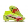 Nike Mercurial Superfly VIII Elite SG-PRO AC Volt Cremisi Vivace Nero