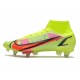 Nike Mercurial Superfly VIII Elite SG-PRO AC Volt Cremisi Vivace Nero