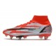 Nike Mercurial Superfly VIII Elite SG-PRO AC Rosso Cile Nero Ghost Arancione Total