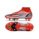 Nike Mercurial Superfly VIII Elite SG-PRO AC Rosso Cile Nero Ghost Arancione Total