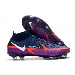 Nike Phantom GT Elite DF2 FG College Navy Bianco Viola Vivido