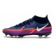 Nike Phantom GT Elite DF2 FG College Navy Bianco Viola Vivido