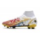 Nike Mercurial Superfly 8 Elite FGNike Mercurial Superfly 8 Elite FG Ronaldo Bianco Rosso Blu Oro