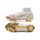 Nike Mercurial Superfly 8 Elite FG Bianco Rosa Oro