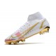 Nike Mercurial Superfly 8 Elite FG Bianco Rosa Oro