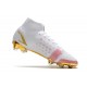 Nike Mercurial Superfly 8 Elite FG Bianco Rosa Oro