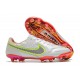 Scarpa Nike Tiempo Legend 9 Elite FG Bianco Rosso Rosa