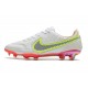 Scarpa Nike Tiempo Legend 9 Elite FG Bianco Rosso Rosa