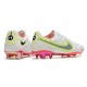 Scarpa Nike Tiempo Legend 9 Elite FG Bianco Rosso Rosa