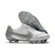 Scarpa Nike Tiempo Legend 9 Elite FG Bianco Grigio