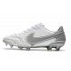 Scarpa Nike Tiempo Legend 9 Elite FG Bianco Grigio