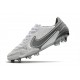 Scarpa Nike Tiempo Legend 9 Elite FG Bianco Grigio