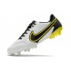 Scarpa Nike Tiempo Legend 9 Elite FG Bianco Fumo Scuro Grigio Nero Giallo