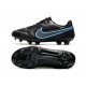 Scarpa Nike Tiempo Legend 9 Elite FG Nero Grigio Ferro