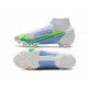 Nike Mercurial Superfly 8 Elite FG Bianco Blu