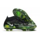 Nike Phantom GT Elite DF2 FG Nero Metallic Platino Verde Strike