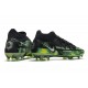 Nike Phantom GT Elite DF2 FG Nero Metallic Platino Verde Strike