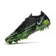 Nike Phantom GT2 Elite FG Nero Metallic Platino Verde Strike