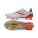 adidas X Speedflow+ FG Bianco Ferro Metallizzato Rosso Solare