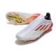 adidas X Speedflow+ FG Bianco Ferro Metallizzato Rosso Solare