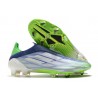 Scarpe da Calcio adidas X Speedflow+ FG Bianco Verde Screaming Sonic Ink