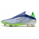 Scarpe da Calcio adidas X Speedflow+ FG Bianco Verde Screaming Sonic Ink